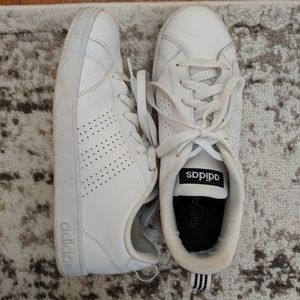 Adidas white sneakers